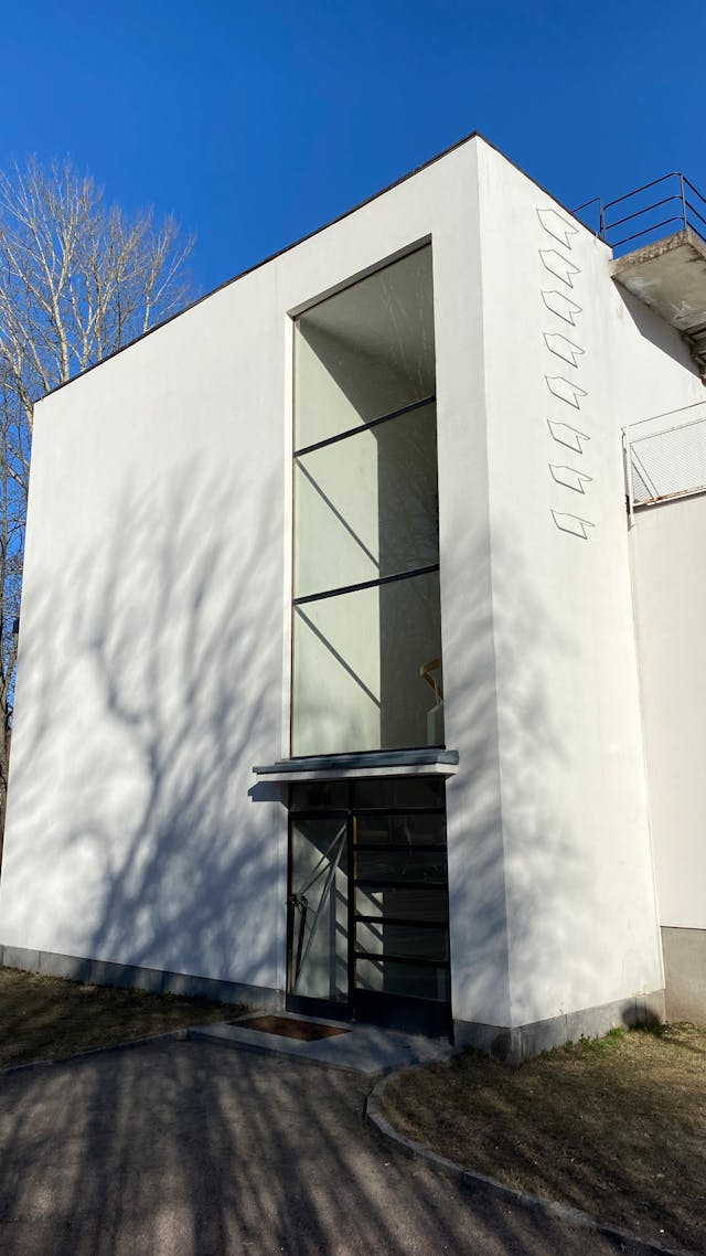 Efter udendørs maling af facade